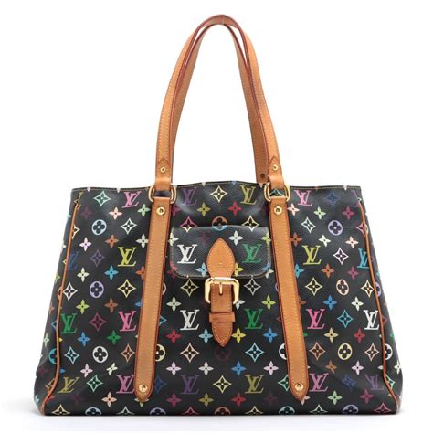 Louis Vuitton Multicolor Aurelia GM Black 